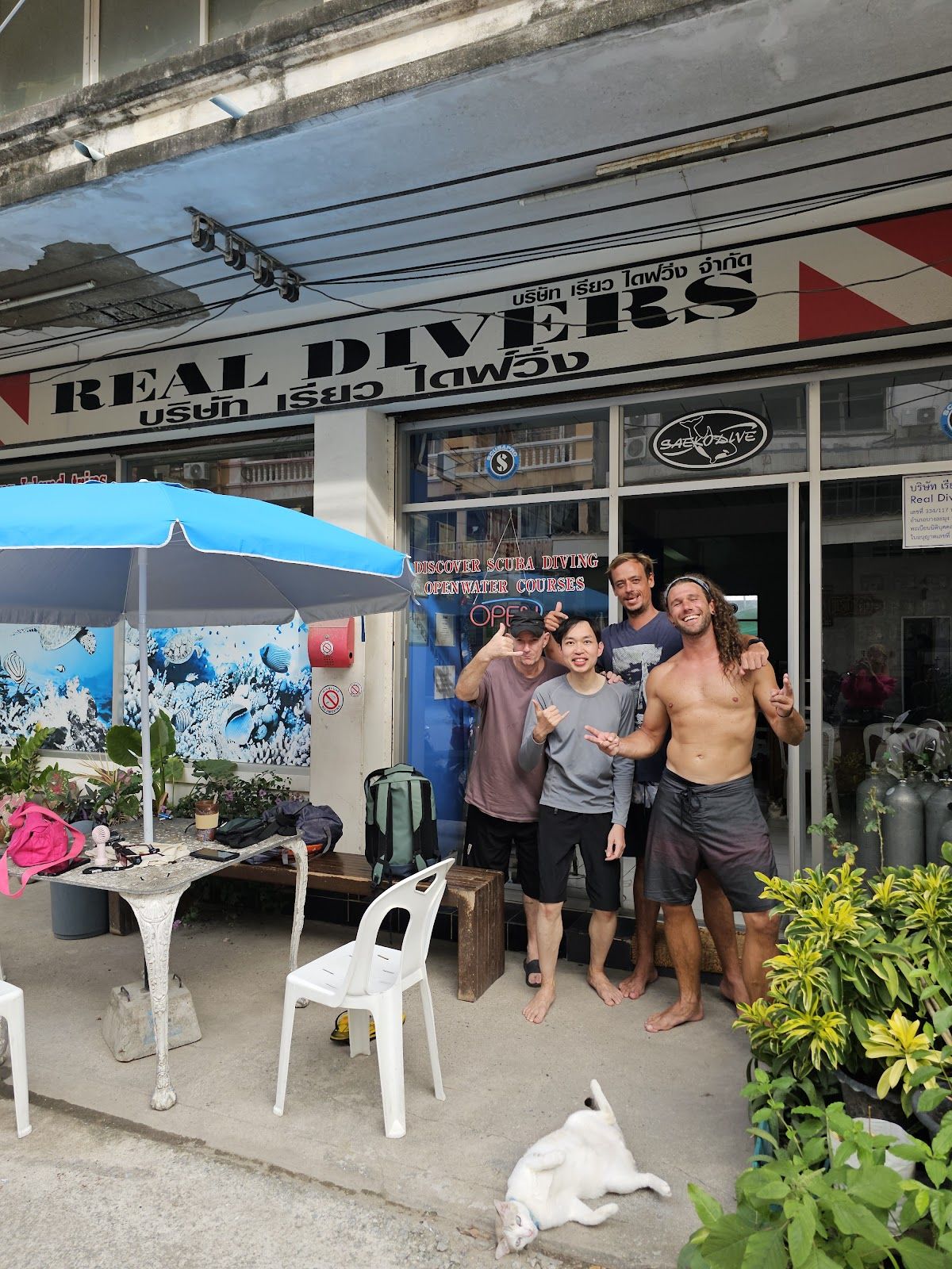 Diver exploring coral reef and marine life near Pattaya